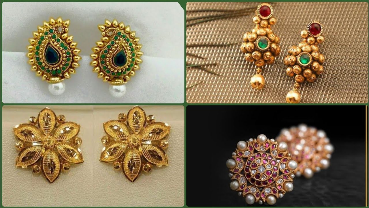 Small Traditional Studs/gold Stud Earrings/indian Studs/indian  Jewelry/kundan Studs/sabyasachi Studs/bridal Jewelry/indian Wedding - Etsy
