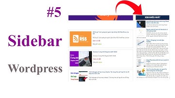 cách hiển thị sidebar trong wordpress #5 | học cùng dandev