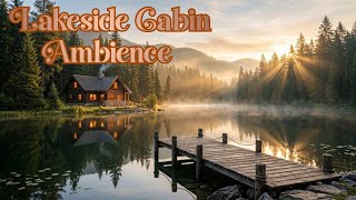 Lakeside Cabin Ambience , Gentle Water Sounds & Soft Flute ASMR Music for Deep Sleep, Study & Relax  screenshot 5