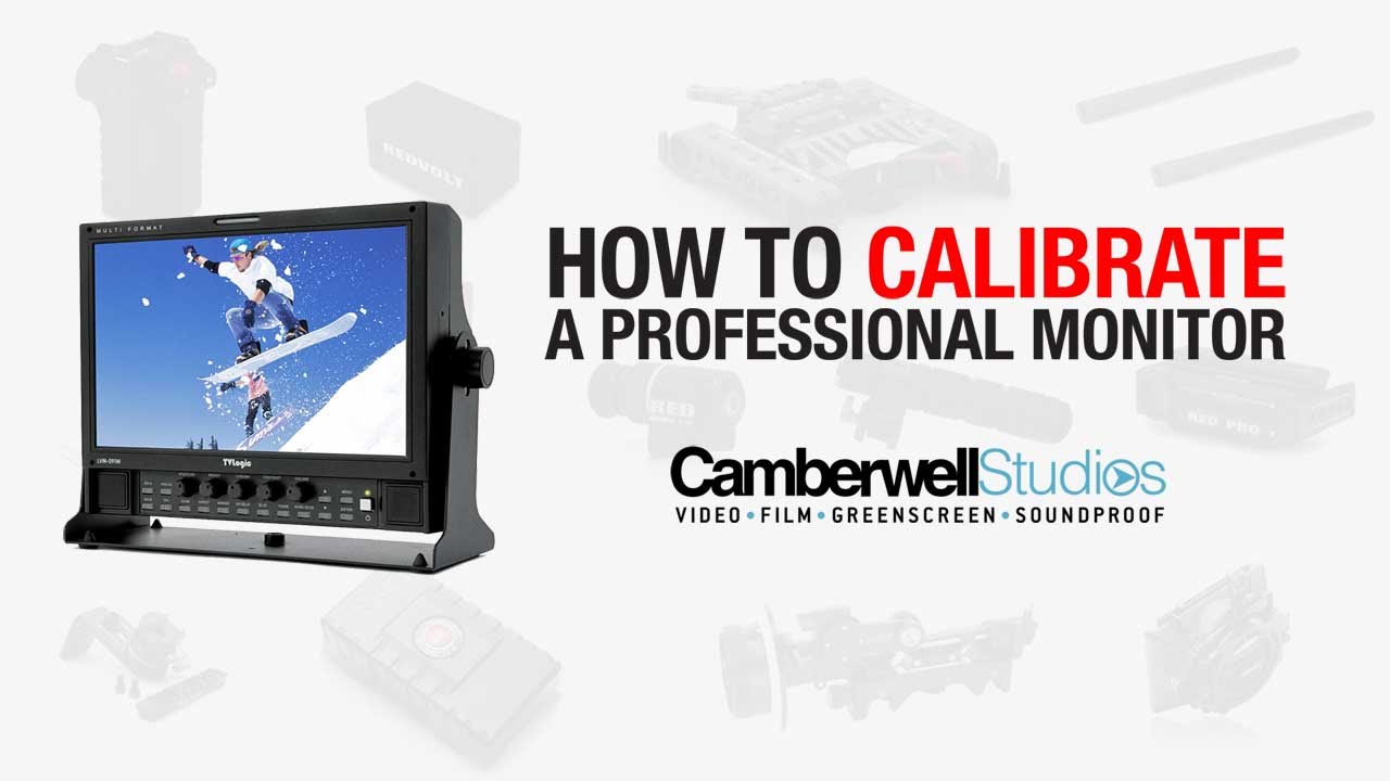 How to Calibrate a Professional Monitor - YouTube