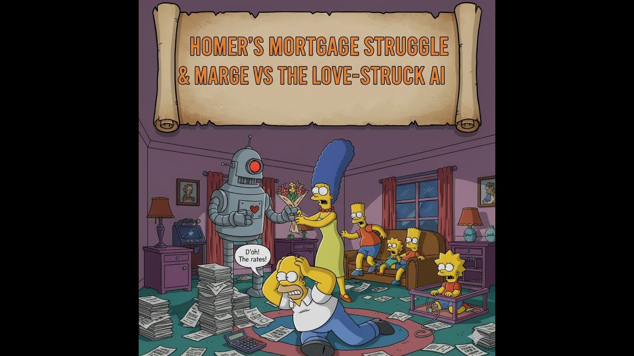 Homer’s Mortgage Struggle & Marge vs The Love-Struck AI
