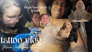 tattoo vlog *sternum/underboob edition*