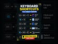 5 keyboard shortcuts every student should know 💻🔥 #KeyboardShortcuts #ComputerTips #TechFacts #Skill