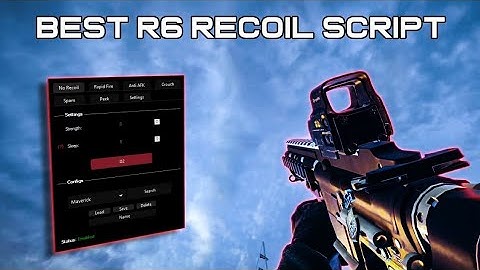 The best r6 no recoil script/macro!? undetected 2025 Rainbow Six X