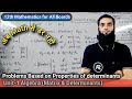 Problems Based on Properties of determinants 12th 27 March 2026