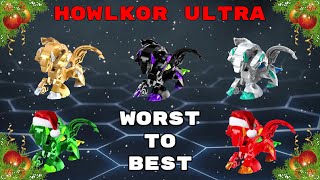 Ranking Each Howlkor Ultra From Worst To Best Bakugan Battle Planet Top 5