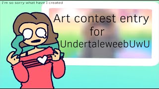 Art contest entry for Undertale Weeb UwU
