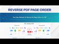 4 Easy Ways to Reverse PDF Page Order