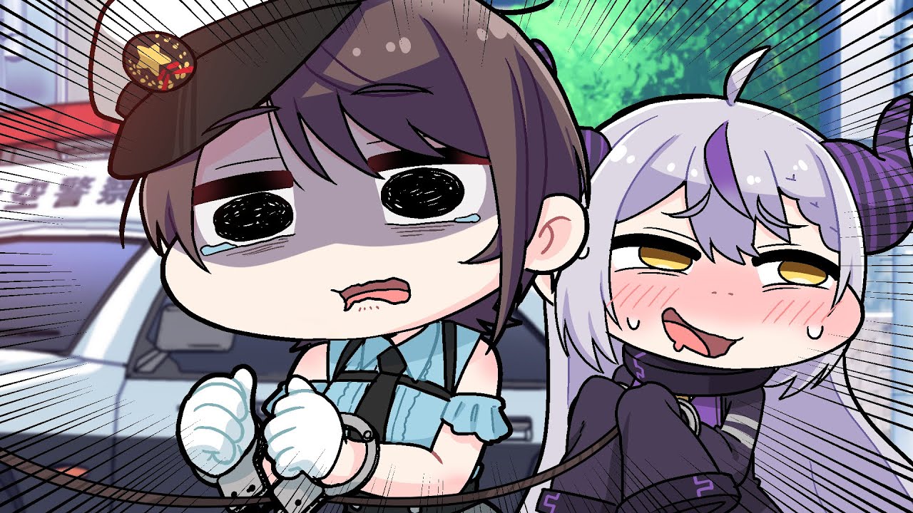 【手描き】印象捏造罪の真犯人だとバレてしまい逮捕される大空スバル【こまいぬ/切り抜き/Hololive】