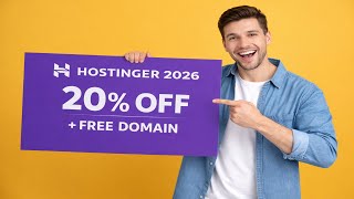 Hostinger Coupon Code 2026: How to Get 20% Off + Free Domain Offer