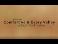 Messiah Series: Part 1: Comfort Ye and Every Valley