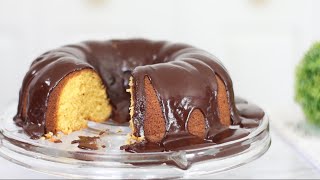 How to make YELLOW CAKE with Homemade CHOCOLATE GANACHE| simple Tips to Doctor up Box Cake Mixes