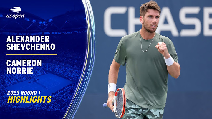 Alexander Shevchenko vs. Cameron Norrie Highlights | 2023 US Open Round 1