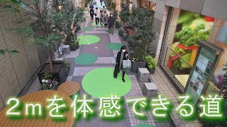 吉祥寺駅前に謎の２ｍの円