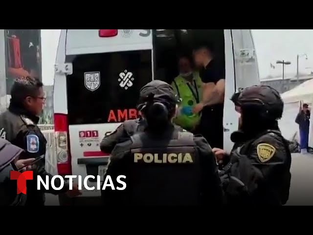 Reportan 26 policías heridos en incidentes con supuestos normalistas de Ayotzinapa en México