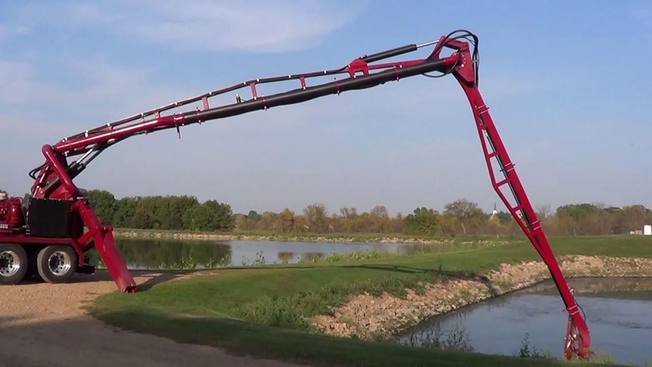 65' Hydraulic Boom Pump Truck YouTube