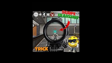 UMP SCOPE HEADSHOT TRICK 🤫@ONESHOT_INDIA