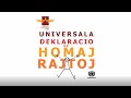 Universala Deklaracio de Homaj Rajtoj (UDHR read in Esperanto)