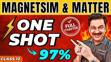 MAGNETISM & MATTER One Shot 🔥 | Physics Class 12 Boards | Full Chapter, Concepts & Numericals
