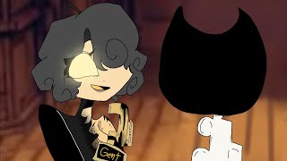 Audrey meets bendy BUT.. // bendy and the dark revival fan animation screenshot 4