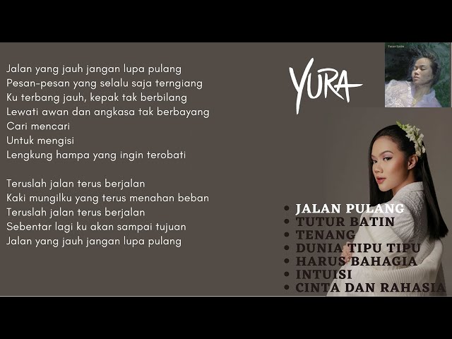 Yura - Playlist Best Of Yura Yunita Lengkap Dengan Lirik class=