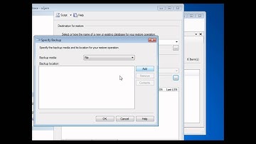 SQL Server Management 2005 restoring database freezes when selecting file