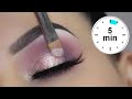 EASY 5 MINUTE Spring Eye Makeup Tutorial | $6 Dollar Palette!!