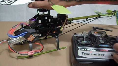 How to set RC Heli ESC Throttle End Points