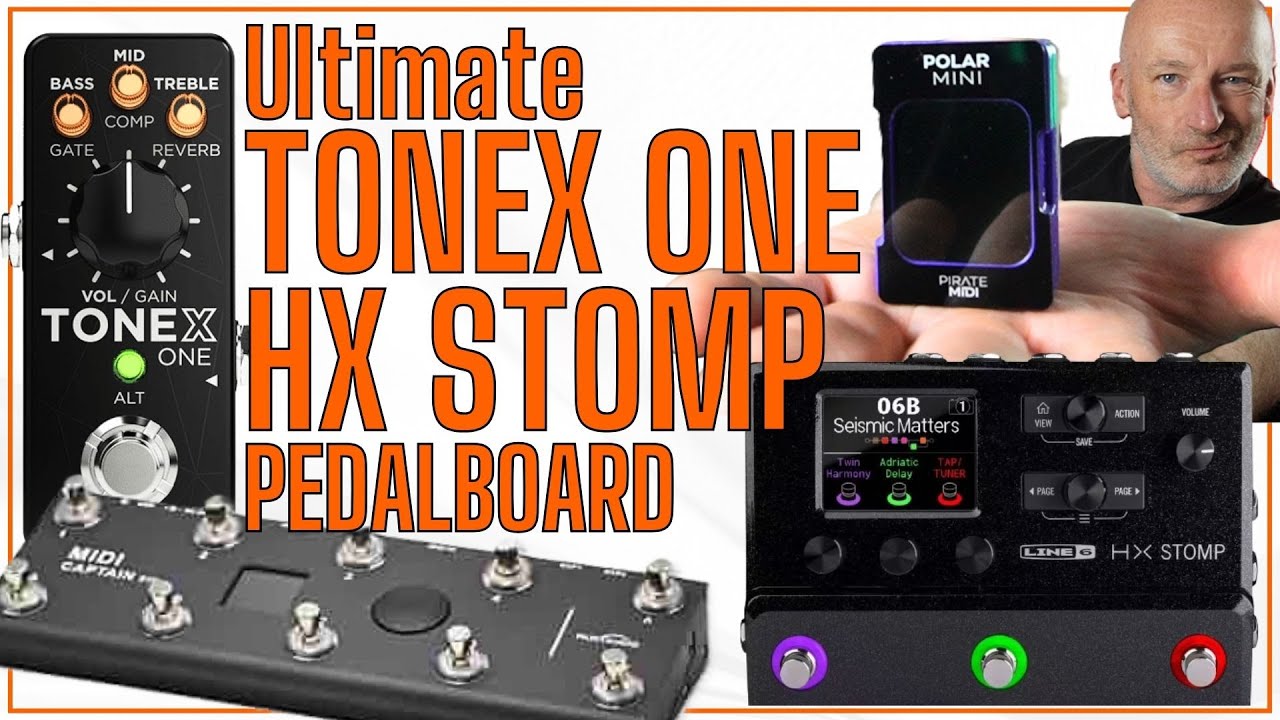 Line 6 HX Stomp + Tonex One Live Rig | Full Pedalboard, MIDI Setup