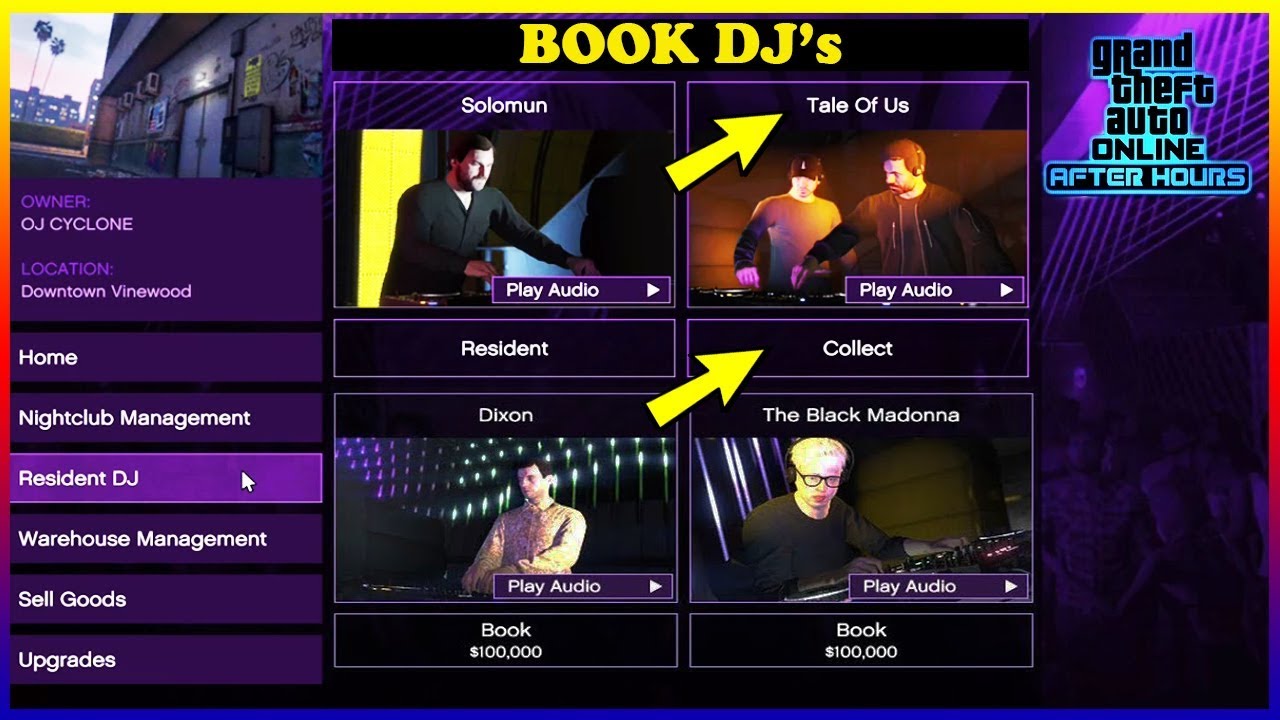 How to Book New DJ in GTA 5 Online YouTube