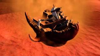 Halo 5: Guardians - Giant Sandworm Easter Egg on The Rig