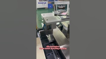 silicone button Servo motor punching machine
