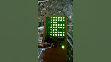 8×8 matrix scroll effect