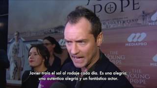 Jude Law, de visita en España para presentar 'The young Pope' | Qué me dices