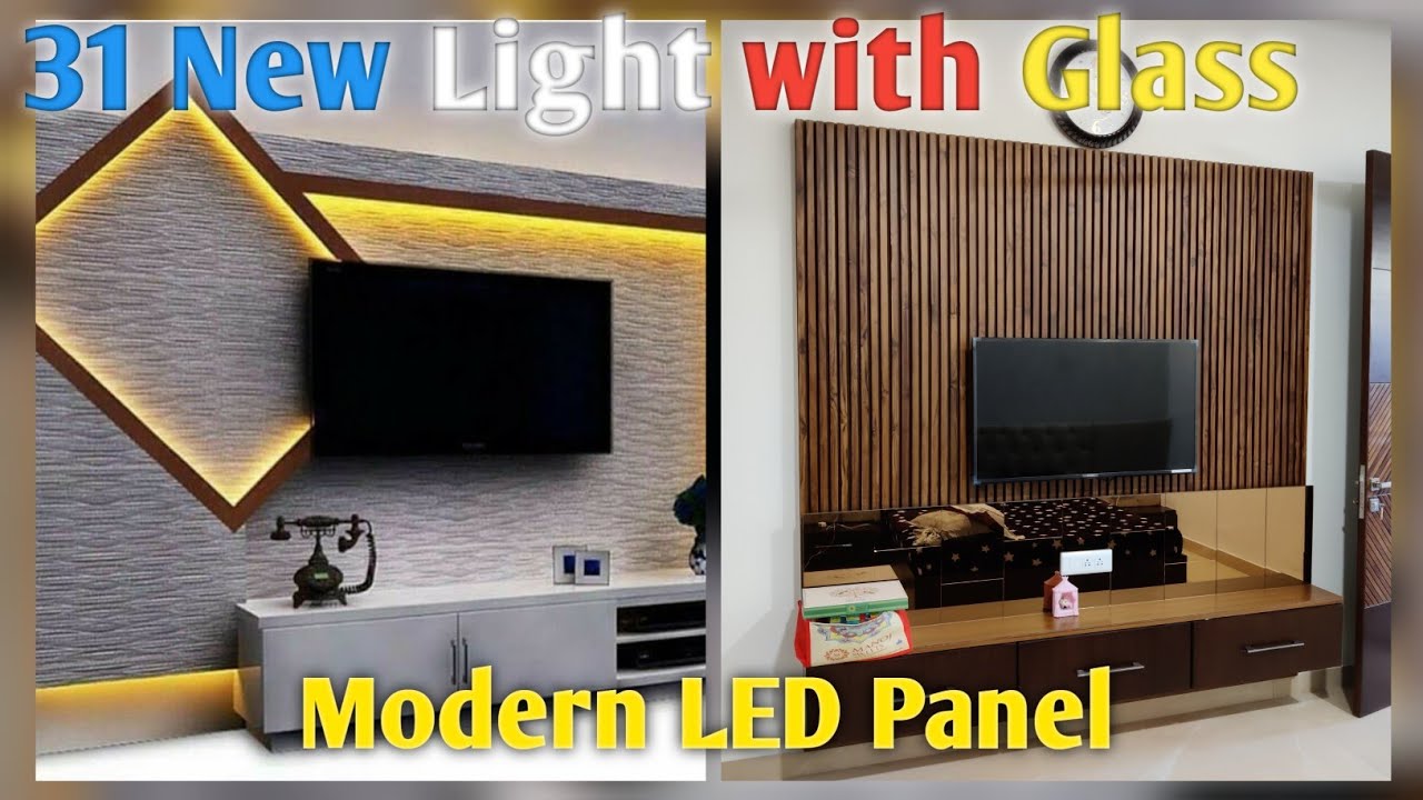 #tvunit #ledpanel Modern lcd panel design Tv cabinet design 2022 Light ...