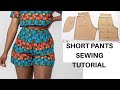 How to Cut and Sew a Short Pant | Summer Sewing Ideas Project  | Easy DIY // How to Cut and Sew