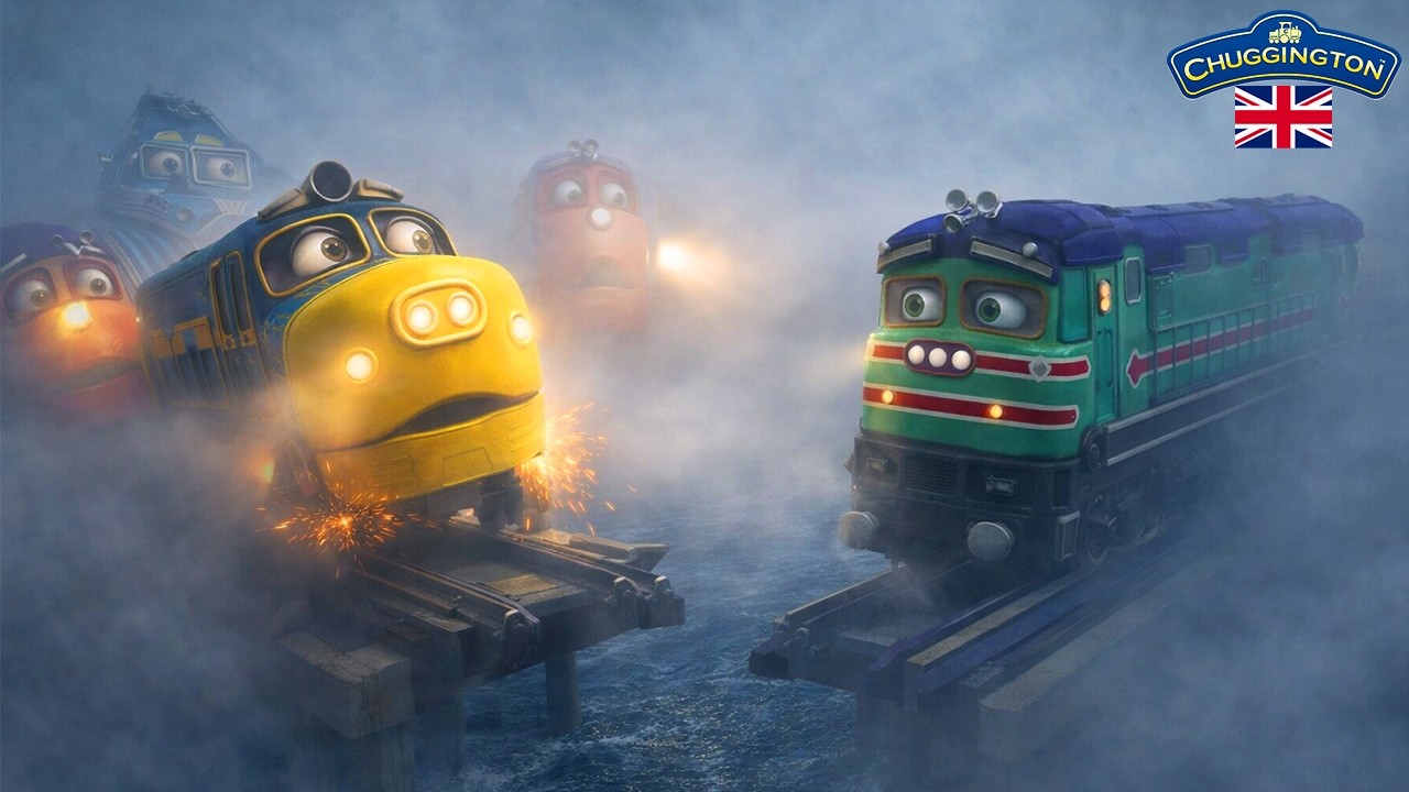Foggy Track Emergency! Two Trains, One Big Risk!🚂 l  Chuggington |Train Adventure