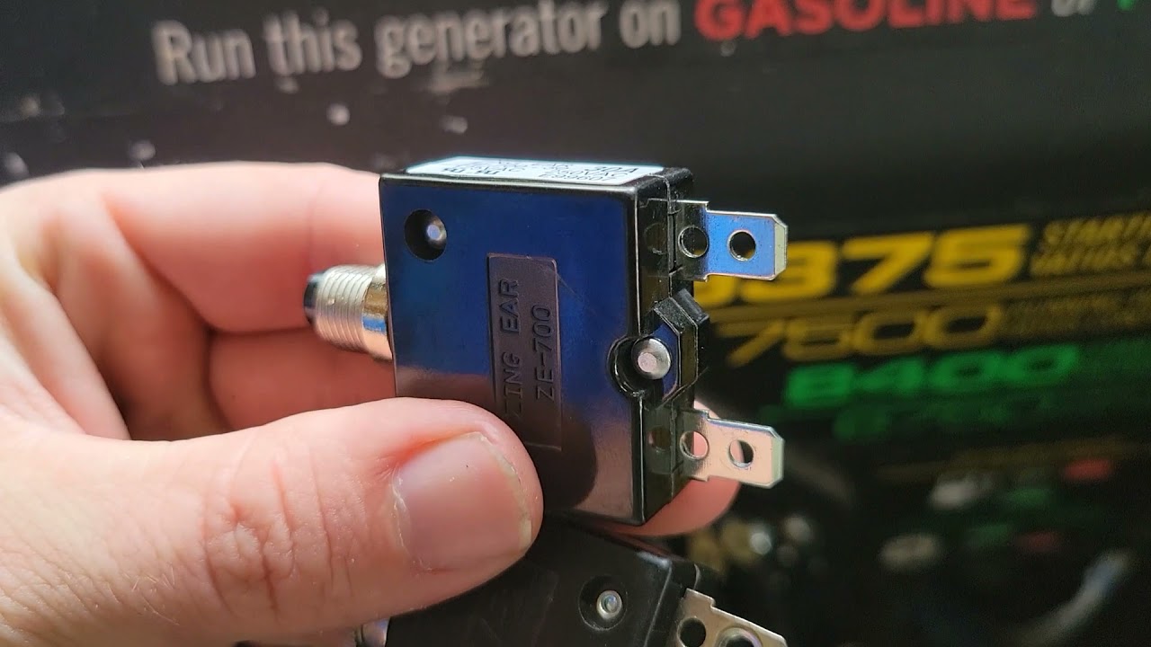 How to replace a generator breaker - YouTube