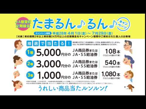 Jaバンク 懸賞付き定期貯金 Jaバンク 懸賞付き定期貯金