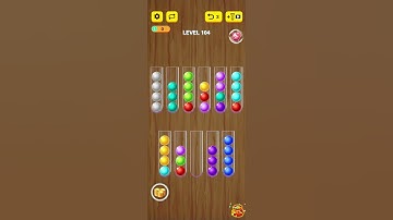 Ball sort puzzle level 104