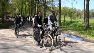 Antitankroute Voor Oude Rijwielen 2016 - Aankomst Perron Noord