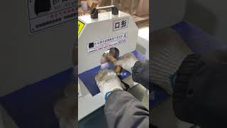 Symmetrical grinding of both sides of the parting line of the hardware tools,#welding #shortvideo