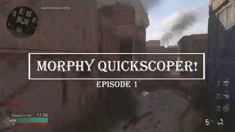 COD WW2 quickscope bot training