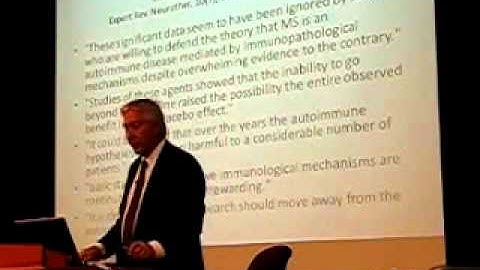 Dr David Hubbard on Theories of MS