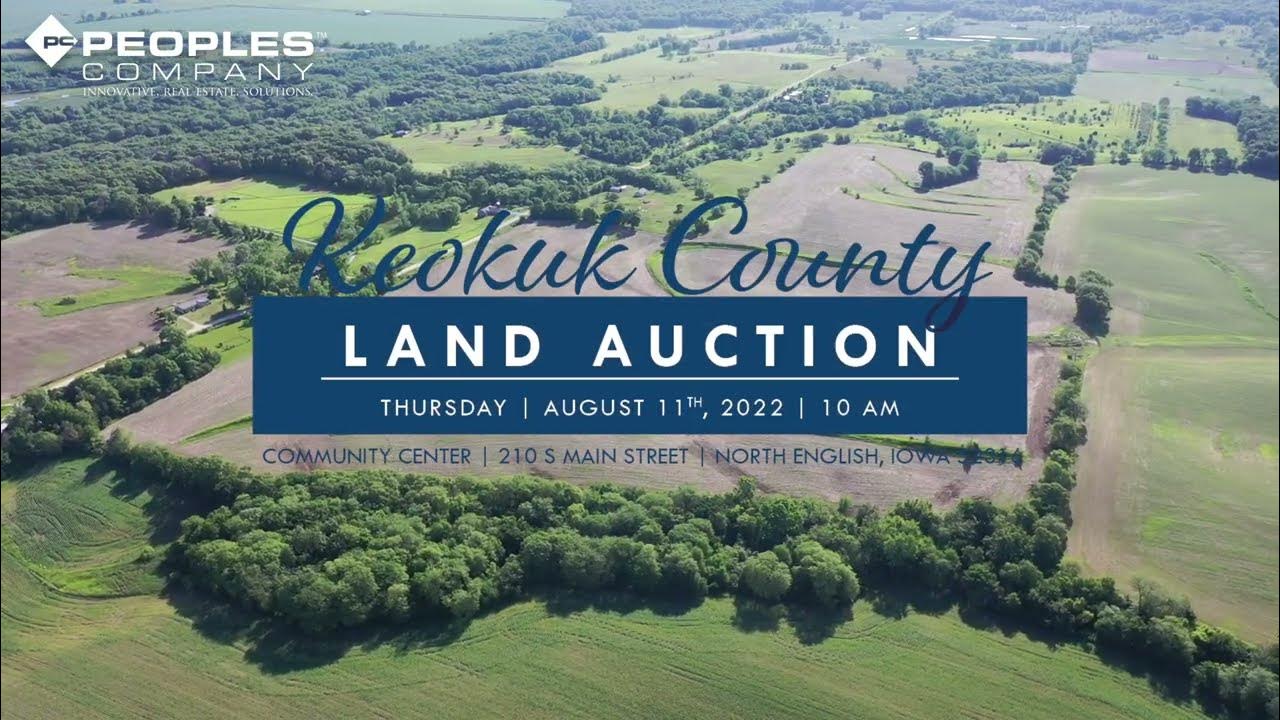 79 Acres M/L Land Auction Keokuk County, Iowa YouTube