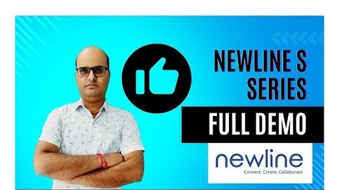 Newline S Series Full tutorial, Interactive flat panel demo Digital board Training video