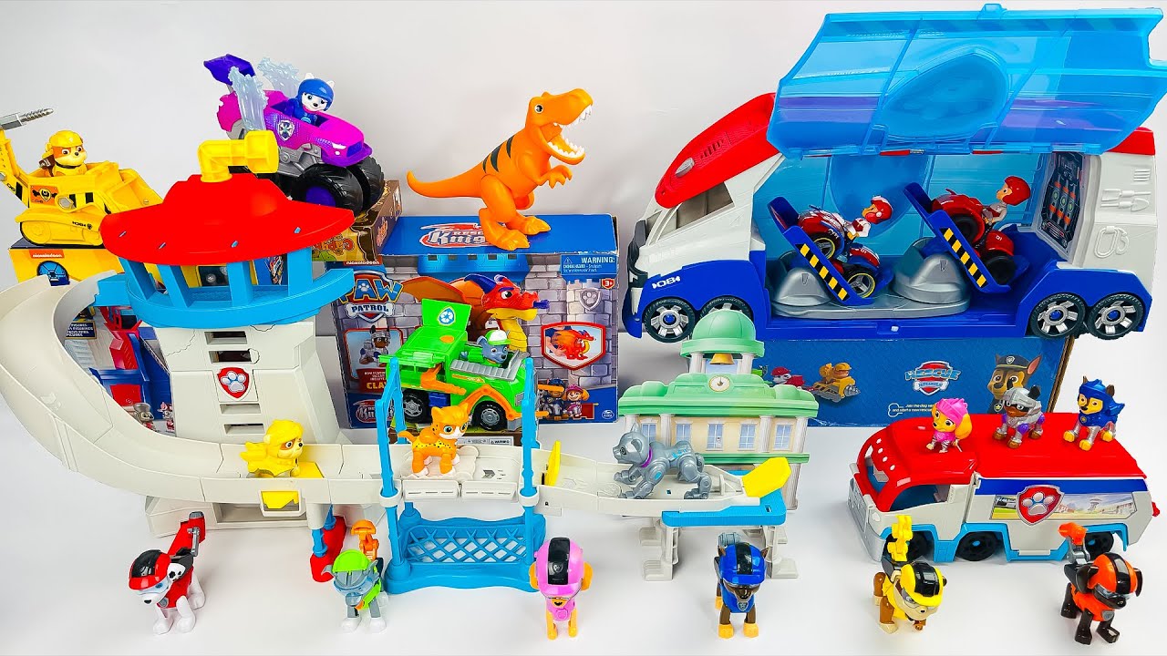 41 Minutes Satisfying with Unboxing | Cool mining railcars and Paw Patro l ASMR | Toy Review