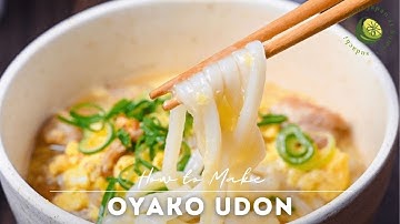 How to Make Silky Egg Drop Udon Soup with Chicken