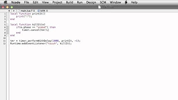 Corona SDK 06: Simple Timers
