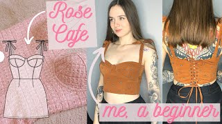 Can a beginner sew Rose Cafe Bustier Dress?